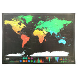 World Map Scratch Off Wanderlust Travel Gift Travel Map Poster Scratch off your travels