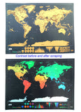 World Map Scratch Off Wanderlust Travel Gift Travel Map Poster Scratch off your travels