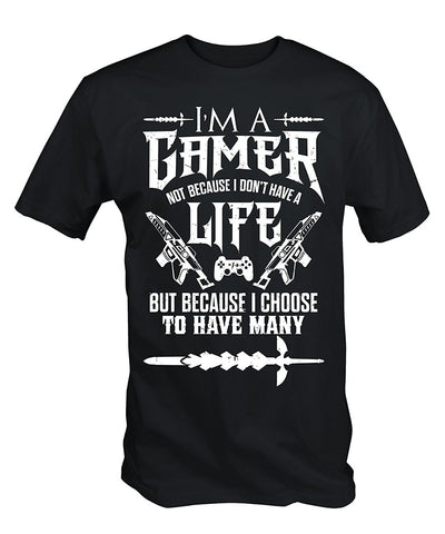 I'm a Gamer T Shirt Fashion Men T Shirt Clothing Printed Cotton Man o Neck Top