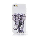 Phone Case with Cartoon Animals For Iphone 5 / 5S / SE