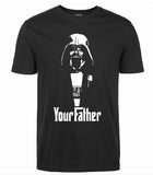 Star War T Shirts Your father Printed Cotton streetwear Man t-shirts Godfather