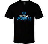 I Survived Order 66 T Shirt Star Wars Fashion Men T Shirt Clothing