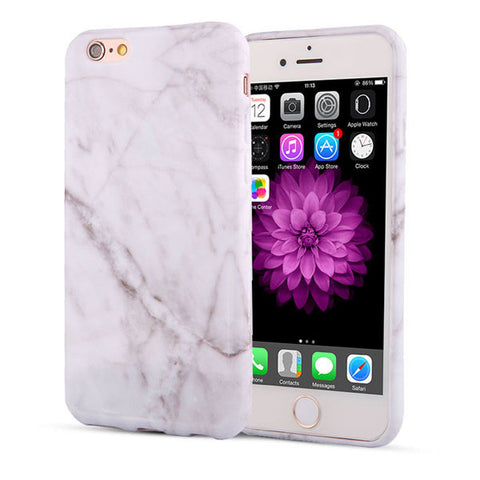 Marble Stone Back Cover Hard PC Plastic Phone Case for Apple iPhone 5 5s SE 6 6S / Plus Coque Ultra thin Smooth Cases