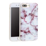 Marble Phone Cases for iphone 7 7 Plus Case Fashion Rock Stone Pattern IMD Soft TPU GEL Rubber Silicon Texture Cover Funda Coque