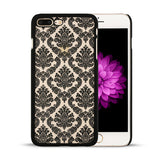 Retro Palace Flower Case For iPhone 7 Plus Cover Vintage Print Pattern Henna Floral Paisley Flower Shell Phone Cases Funda Coque