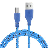 Robotsky 1M Micro USB Cable For Samsung Galaxy S7 Huawei P8 Lite Xiaomi Charger Data Sync Nylon USB Cable For Tablet PC Charging