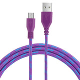 Robotsky 1M Micro USB Cable For Samsung Galaxy S7 Huawei P8 Lite Xiaomi Charger Data Sync Nylon USB Cable For Tablet PC Charging