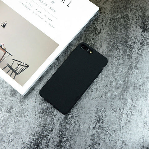 Ultra thin Matte Frosted Phone Cases For Apple iphone 7 7 Plus Capa Coque Soft Slim Back Cover Fashion Simple Style Funda Shell