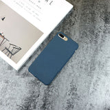 Ultra thin Matte Frosted Phone Cases For Apple iphone 7 7 Plus Capa Coque Soft Slim Back Cover Fashion Simple Style Funda Shell