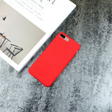 Ultra thin Matte Frosted Phone Cases For Apple iphone 7 7 Plus Capa Coque Soft Slim Back Cover Fashion Simple Style Funda Shell