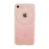 Ultra Thin Soft TPU Silicon Case For iphone 7 6 6S Plus SE 5 5S Cover Cute Dandelion feather Butterfly Flower Pattern Funda Capa