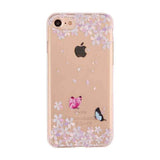 Ultra Thin Soft TPU Silicon Case For iphone 7 6 6S Plus SE 5 5S Cover Cute Dandelion feather Butterfly Flower Pattern Funda Capa