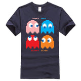 Streetwear Skate or Die Pac-Man Video Game Retro 80s T Shirt Men's Pac Man Pacman
