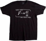 May the (F=mdv/dt) Be with You | Funny Physics Science Unisex T-shirt Short Sleeves