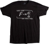 May the (F=mdv/dt) Be with You | Funny Physics Science Unisex T-shirt Short Sleeves