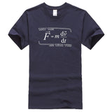 May the (F=mdv/dt) Be with You | Funny Physics Science Unisex T-shirt Short Sleeves