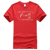 May the (F=mdv/dt) Be with You | Funny Physics Science Unisex T-shirt Short Sleeves