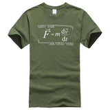 May the (F=mdv/dt) Be with You | Funny Physics Science Unisex T-shirt Short Sleeves