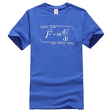 May the (F=mdv/dt) Be with You | Funny Physics Science Unisex T-shirt Short Sleeves
