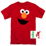 Sesame Street Elmo Face T Shirt & Exclusive Stickers Brand Clothing Men t shirt