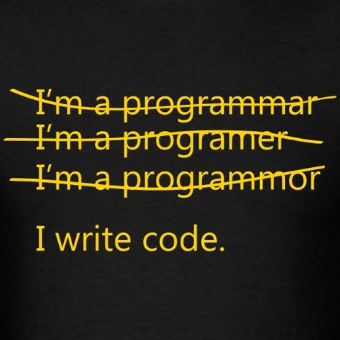 T Shirt Men Fashion  Programmer I Write Code Men's Cartoon tee shirt